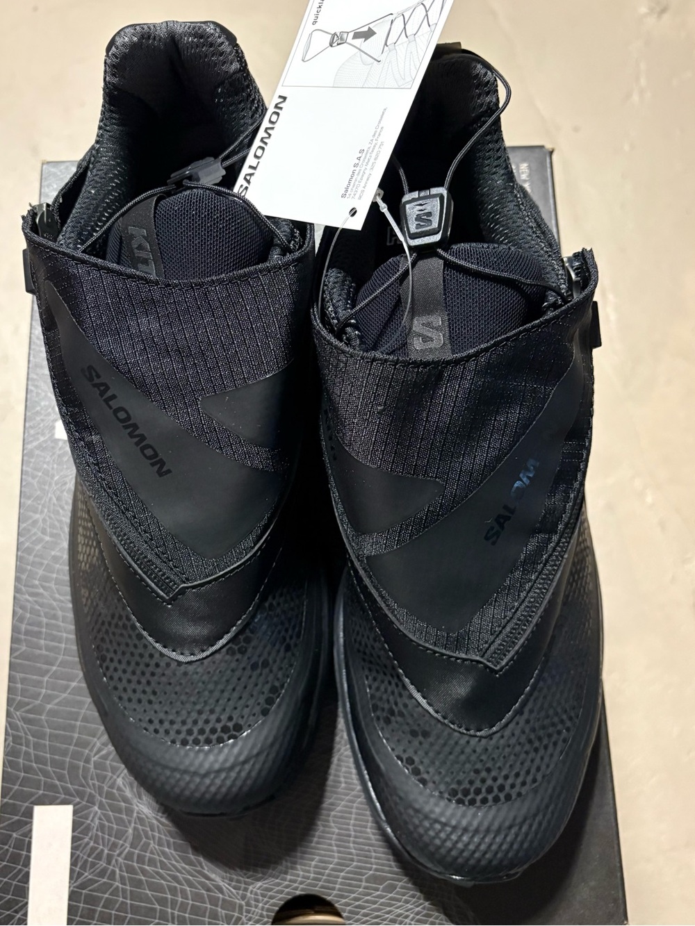 Salomon outdoor plein Air x Kith Men's Black Trail Running Shoes